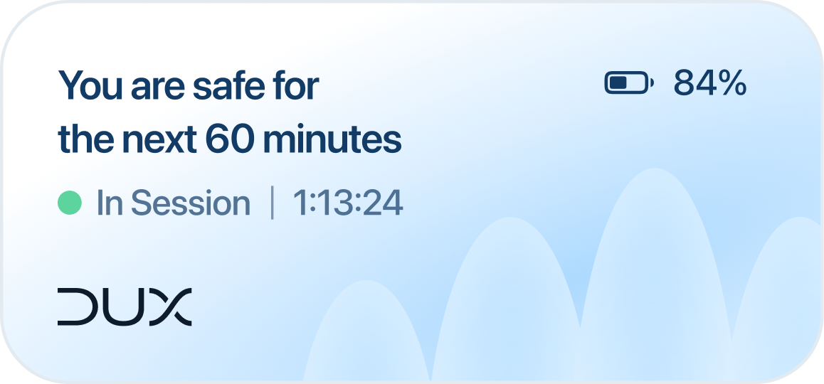 In session: safe for the next 60 minutes